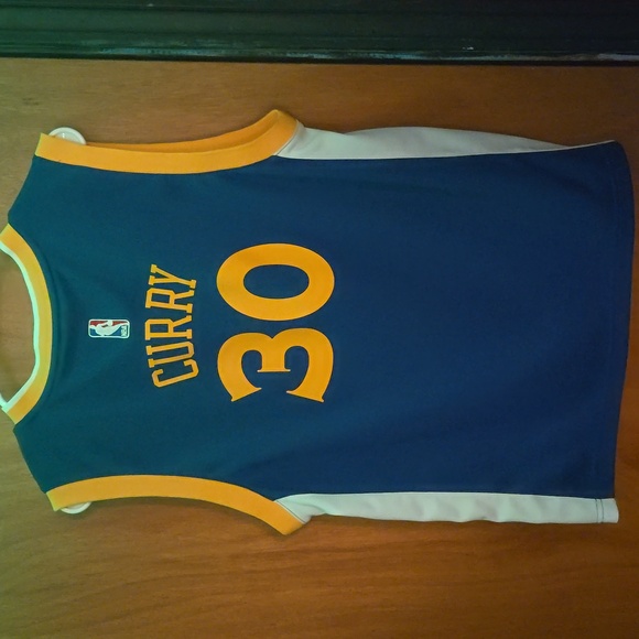 Golden State Warriors Stephen Curry Youth Jersey - Picture 2 of 2